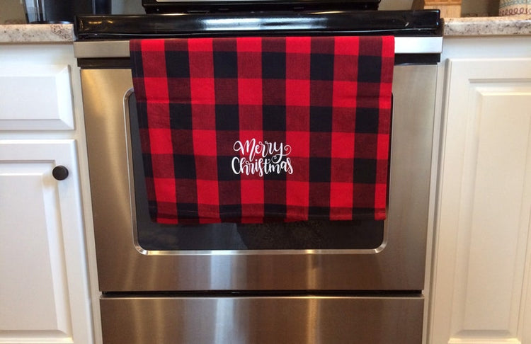 Buffalo Plaid Christmas Towels