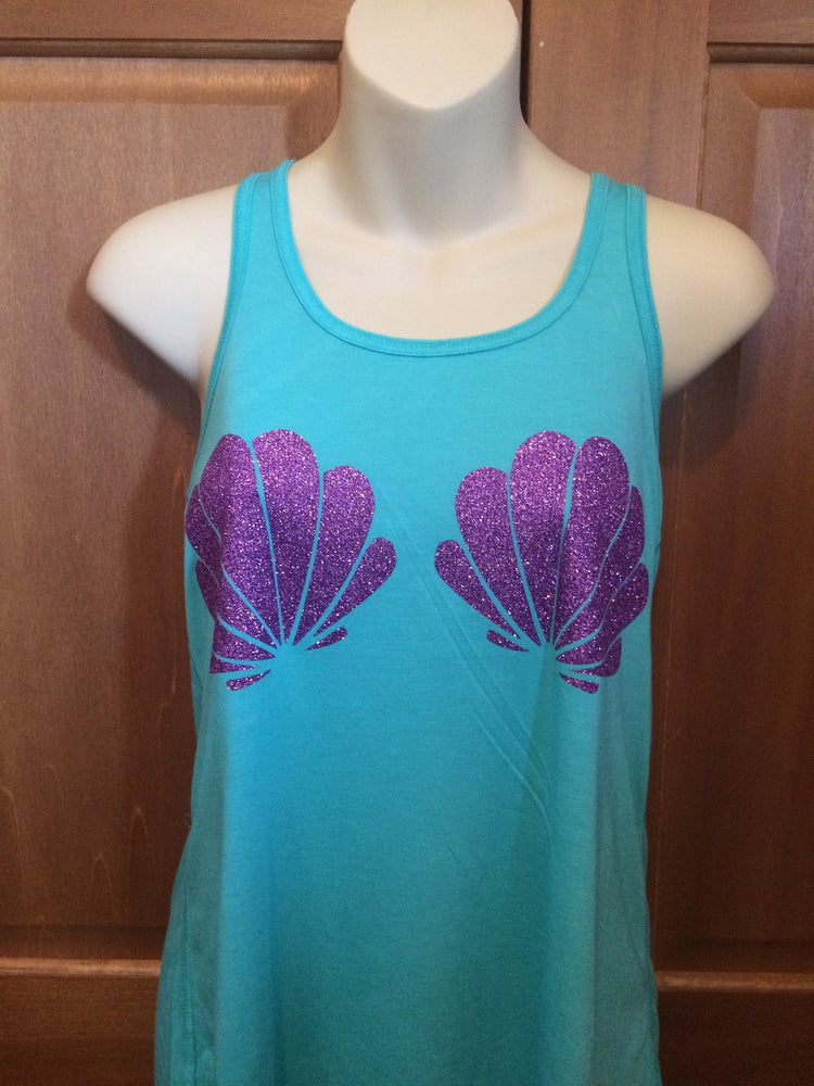 Mermaid/Sea Shell Tank Top