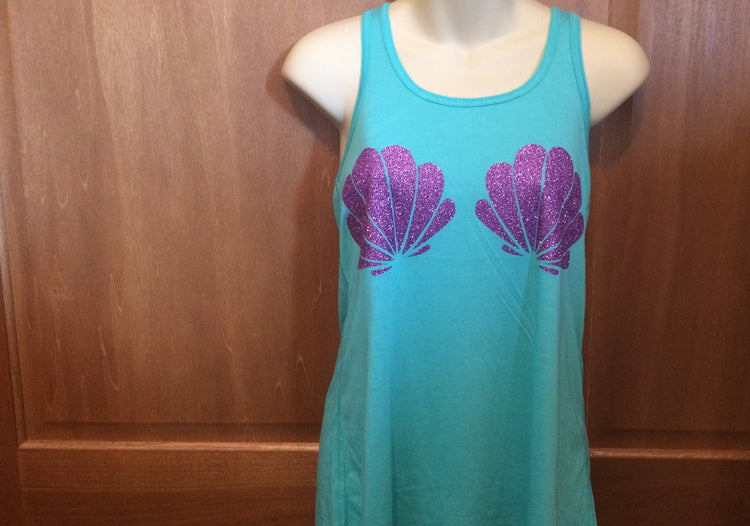 Mermaid/Sea Shell Tank Top