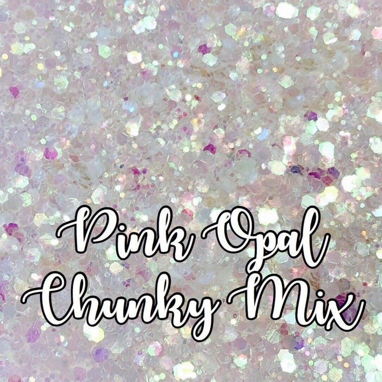 Pink Opal Chunky Mix Glitter