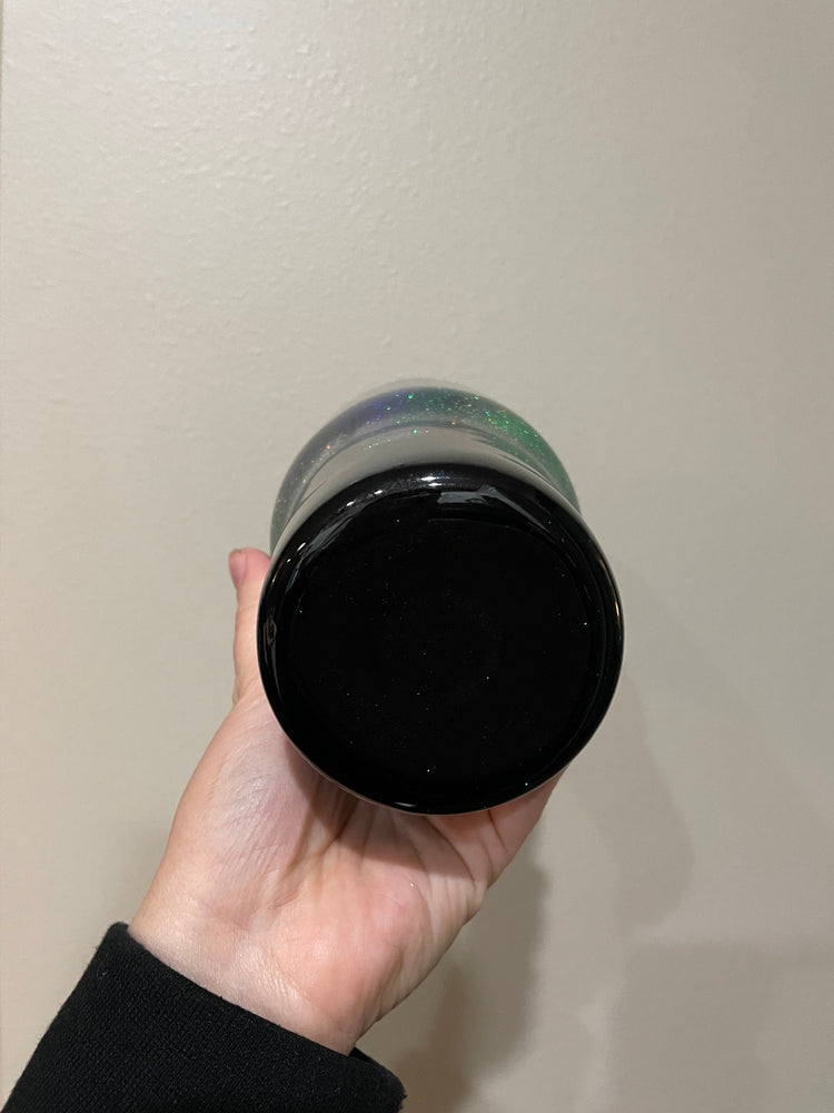 Northern Lights Glitter Tumbler